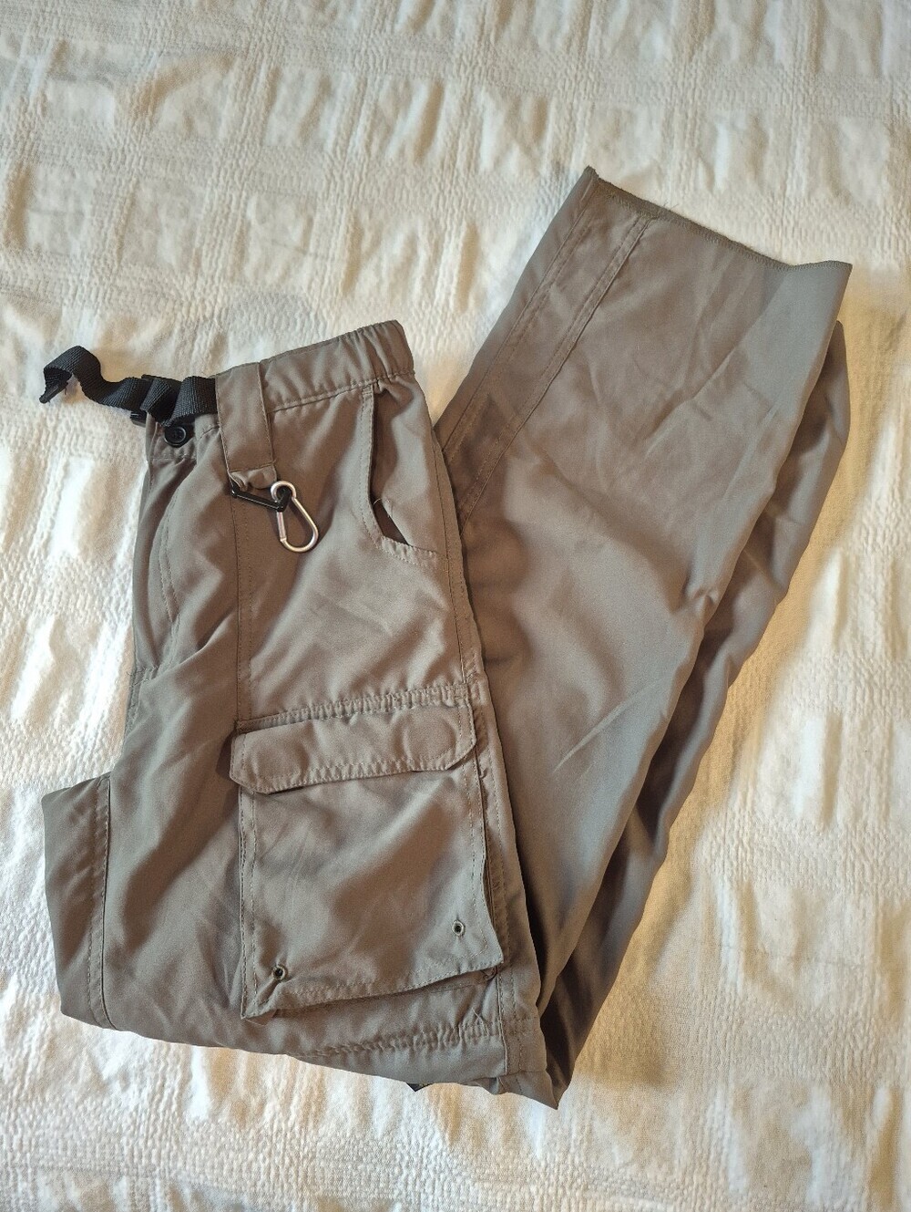 Boy Scouts boys size youth large olive convertible pants shorts VGUC